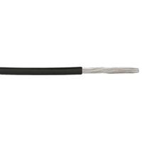 6821-bk001 Alpha Wire Ecogen Ecowire Plus Series Black 0.13 mm² Hook Up Wire, 26 AWG, 7/0.16 mm, 305m, MPPE Insulation, 6821 BK001