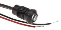 oxlclh80p12acfl30green Oxley Green Panel Mount Indicator, 8mm Mounting Hole Size, Lead Wires Termination, IP66