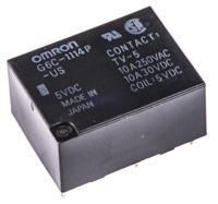 g6c-1114p-us-5dc Omron PCB Mount Power Relay, 5V dc Coil, 10A Switching Current, SPST