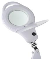 808-7042 RS PRO LED Magnifying Lamp with Table Clamp Mount, 3 dpt, 5 dpt, 125mm Lens Dia., 125mm Lens