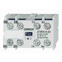 j73kn-a-22 Omron Auxiliary Contact Block, 4 Contact, 2NC + 2NO J73KN