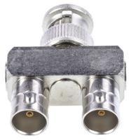 j01005a0005 Telegartner Tee 75Ω RF Adapter BNC Plug to BNC Socket 4GHz