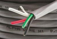 1294c-sl005 Alpha Wire Alpha Essentials Communication & Control Control Cable, 4 Cores, 0.35 mm² 22 AWG, Screened, 30 m, Grey