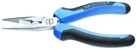 8132-200-jc Gedore Long Nose Pliers, 200 mm Overall, Straight Tip, 75,7mm Jaw