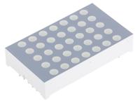 ta12-11ewa TA12-11EWA Kingbright Dot Matrix LED Display, CA 7 x 5 Dot Matrix Red 14 mcd 30.5mm