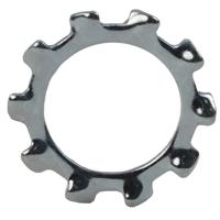 287-4238 RS PRO Bright Zinc Plated Steel External Tooth Lock Washers, M20, DIN 6797A