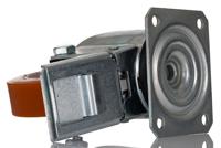 20029-fr LAG Braked Swivel Castor Wheel, 200kg Capacity, 100mm Wheel