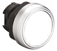 lpcb108 Lovato Platinum Series White Spring Return Push Button Head, 22mm Cutout, IP66, IP67, IP69K