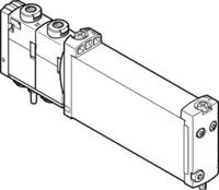 vuvg-b14-t32u-mzt-f-1t1l Festo 2x3/2 Closed, Monostable Solenoid Valve - Electrical VUVG Series, 573480