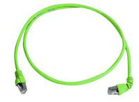 l00001a0156 Telegartner, 2m Cat6a, Green RJ45 to Male RJ45 Male, S/FTP Shielded, Terminated LSZH Sheath