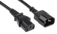137-3336 RS PRO Straight IEC C13 Socket to Straight IEC C14 Plug Power Cord, 10m