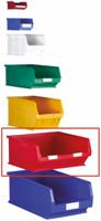 484-4191 RS PRO PP Storage Bin, 376mm x 419mm x 180mm, Yellow