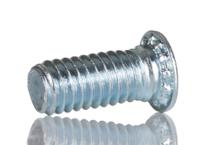 827-372 RS PRO Steel Zinc plated & clear Passivated Self Clinching Stud, M4, length-10mm