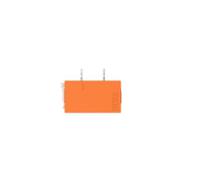 524227-e ERNI Voltron Series Straight PCB PCB Connector, 2 Contact(s), 6.2 mm Pitch, 1 Row, Shrouded