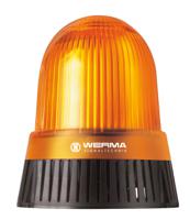 43030060 Werma 430 Series Yellow Sounder Beacon, 115 → 230 V, IP65, Base Mount, 98dB at 1 Metre