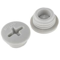 52006100 Lapp Blanking Plug, M12, Fibreglass Nylon, 14mm Diameter, Threaded