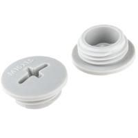52006110 Lapp Blanking Plug, M16, Fibreglass Nylon, 20mm Diameter, Threaded