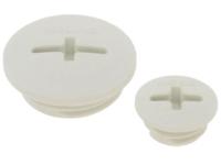 52006110 Lapp Blanking Plug, M16, Fibreglass Nylon, 20mm Diameter, Threaded