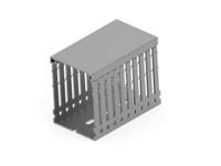 1set411019r0000 PVC Cable Trunking Accessory, 60 x 80mm