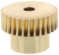 521-6856 RS PRO Bronze 0.8 Module Worm Wheel Gear 30 Tooth18mm Hub Dia., 24.04mm Pitch Dia. 18mm Face