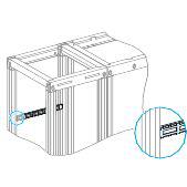 lvs08774 Schneider Electric PrismaSeT P Series Metal Cable Support for Use with PrismaSeT PrismaSeT G Enclosure, 400 x 400mm