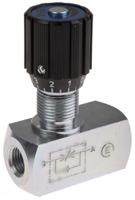 243-5571 RS PRO Inline Mounting Hydraulic Flow Control Valve, G 1/4, 350bar, 50L/min