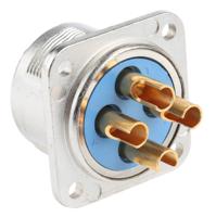 5337-600-06 Jaeger Circular Connector, 4 Contacts, Panel, Standard Connector, Female, IP65