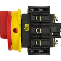 013198-p3-63easvb2hi11 Eaton 3 Pole Flush Mount Isolator Switch - 63A Maximum Current, 30kW Power Rating, IP65 (Front)
