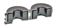 mtfc-201010t Essentra Openable Ferrite Sleeve, 23.3 Dia. x 14.7mm, For Computer Peripherals, Apertures: 1, Diameter 9.8mm