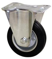 5160520 Guitel Hervieu Fixed Castor Wheel, 125kg Capacity, 125mm Wheel