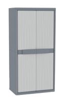838-6576 RS PRO 2 Door PP Floor Standing Storage Cabinet, 1800 x 897 x 537mm