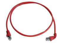 l00001a0157 Telegartner, 2m Cat6a, Red RJ45 to Male RJ45 Male, S/FTP Shielded, Terminated LSZH Sheath