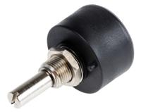 842-7078 RS PRO 100Ω Rotary Potentiometer 1-Gang Panel Mount