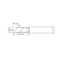 gt6-kn0050s Metcal GT6-KN0050S 5.0 x 16 mm Knife Soldering Iron Tip for use with Soldering Iron