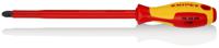 98-24-04 Knipex Phillips Insulated Screwdriver, PH4 Tip, 200 mm Blade, VDE/1000V, 320 mm Overall