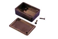 1551gbk Hammond 1551 Series Black ABS Enclosure, IP54, Black Lid, 50 x 35 x 20mm