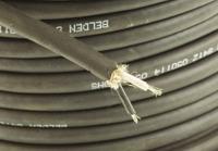 8412-010100 Belden8412 Series 2 Core Microphone Cable, 0.52 mm² CSA Screened, 6.65mm od, 100ft, Black