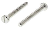 482-9748 RS PRO Slot M2.5  Cheese Head Brass Machine Screws DIN 84 x 20.0mm