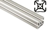 xfeb-3x30-t3 FlexLink Silver Aluminium Profile Strut, 30 x 30 mm, 7.2mm Groove, 3000mm Length, Series XF