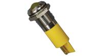 q14p1cxxy12e APEM Q14 Series Yellow Panel Mount Indicator, 12V dc, 14mm Mounting Hole Size, Faston, Solder Lug Termination, IP67
