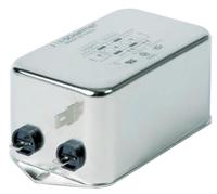 fn2090z-10-06 Schaffner, FN2090 10A 250 V ac/dc 0 → 400Hz, Flange Mount EMI Filter, Fast-On, Single Phase