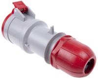 3133247 Scame IP44 Red Cable Mount 3P + N + E Industrial Power Socket, Rated At 32A, 415 V