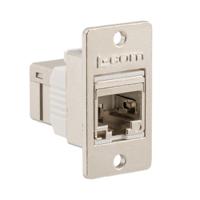 ecf504-sc6a-dc L-Com ECF Series Single-Port RJ45 Ethernet Coupler, Cat6a, Shielded