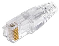 ss-39100-008 Bel-Stewart SS-39 Series Male RJ45 Connector, Cable Mount, Cat6 Straight 1 Port