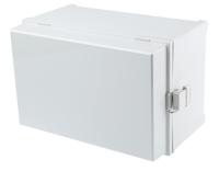 cab-pc-203018-g-cabinet Fibox CAB PC Series Polycarbonate Wall Box, IP65, 200 mm x 300 mm x 180mm