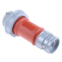 3821 MENNEKES, PowerTOP IP67 Red Cable Mount 3P + N + E Industrial Power Plug, Rated At 16A, 400 V