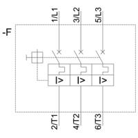 3rv2031-4ka10 Circuit breaker size S2 for motor protec