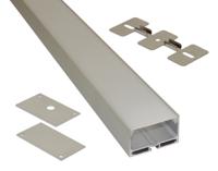 ext11 PowerLED LED Strip Extrusion & Diffuser EXT for Cove Lighting, Shelve Lighting, Skirting Board Lighting, Under Cabinet