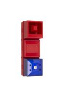 yl4isct4brn Clifford & Snell YL4IS Series Blue Sounder Beacon, 18 → 24 V dc, IP65, Fixed Mount, 100dB at 1 Metre