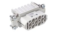 11282200 EPIC Heavy Duty Power Connector Insert, 10A, Male, H-D Series, 16 Contacts